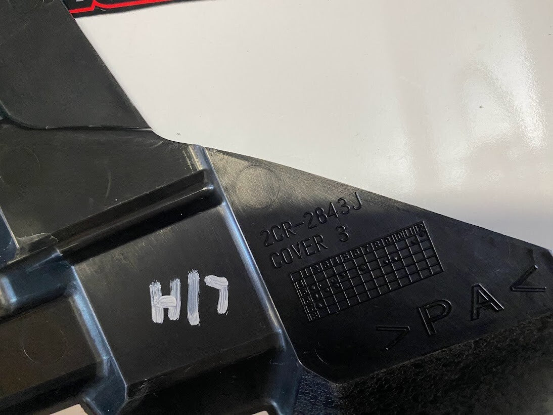 Yamaha YZF R1 2015-2019 Cover 3 OEM Genuine 2CR-2843J-01