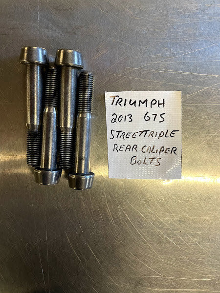 Rear Caliper Bolts Triumph Street Triple 675 2013