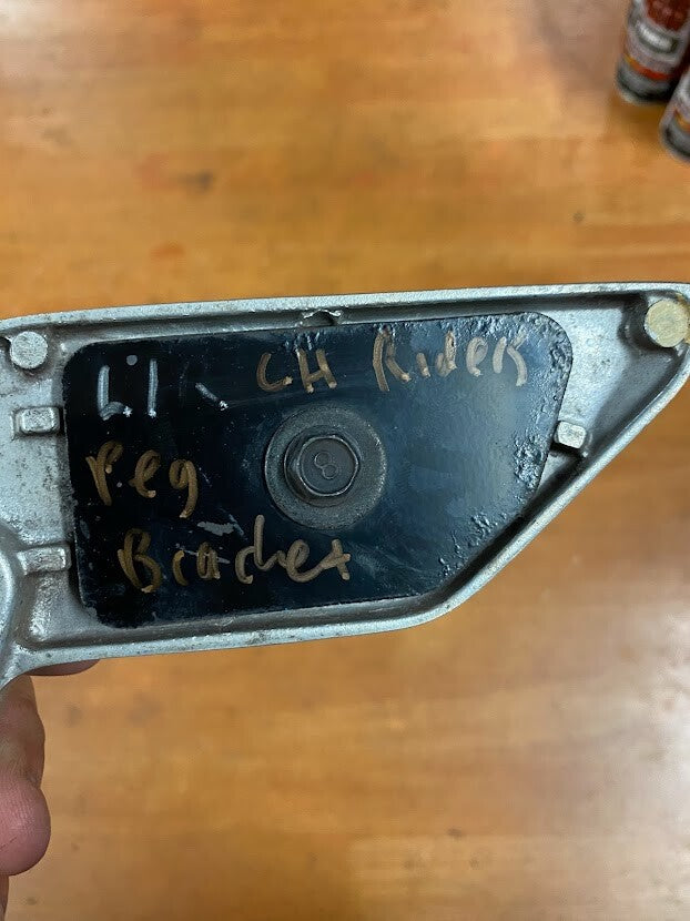 LH Riders Peg Bracket Honda CB 300F 2014