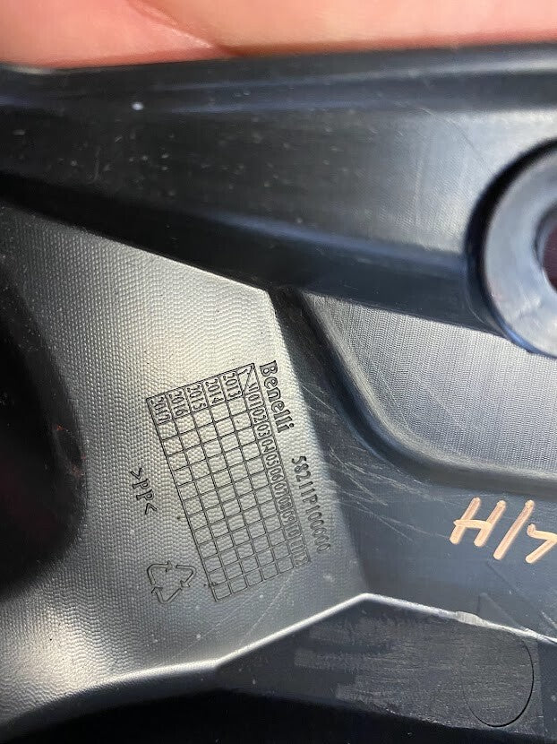 Benelli BN 302 2015 LH Side Cowling OEM Genuine
