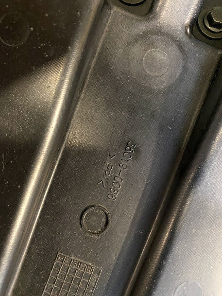 Rear Fender Flap Kawasaki Ninja 650RL 09-11 2011