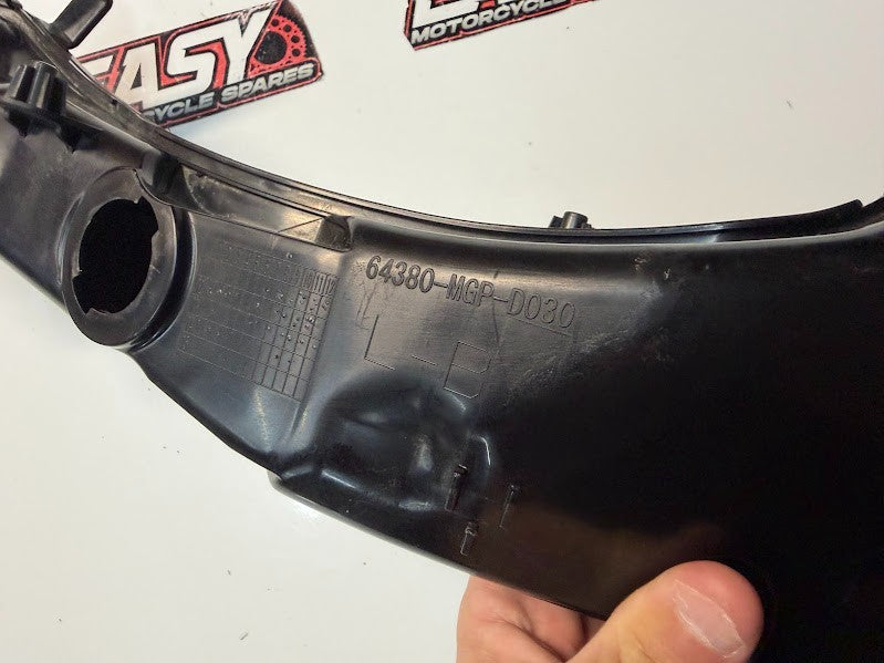 LH Air Intake Duct Honda CBR 1000 RR 2012-2016 OEM 64380-MGP-D030