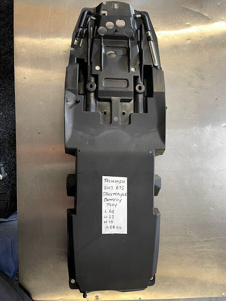 Undertail Battery Tray Triumph Street Triple 675 2013