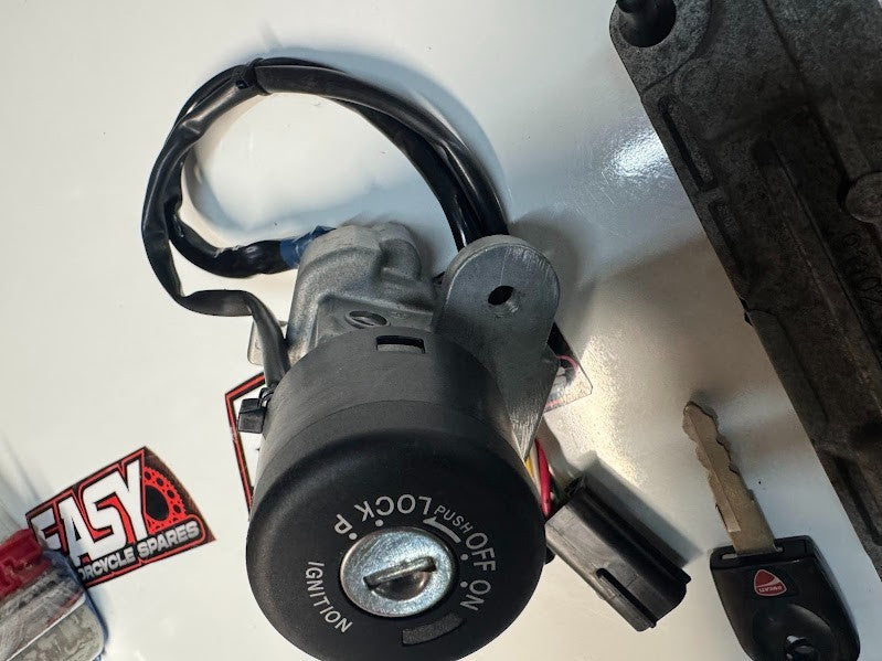 Ducati Monster 659 LAMS 2017-2021 ECU Dash Ignition Lockset OEM 65240231A