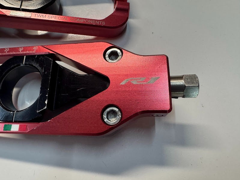 Yamaha YZF R1 R1M 2020-2025 TWM WSBK Billet Chain Adjusters