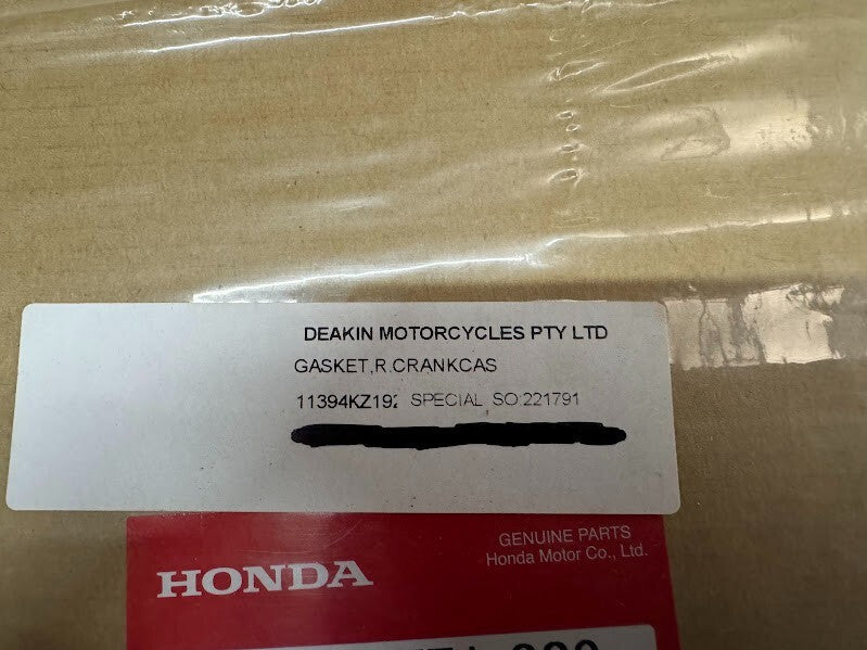Crankcase Gasket 11394-KZ1-920 Honda XL XR 250 84-96