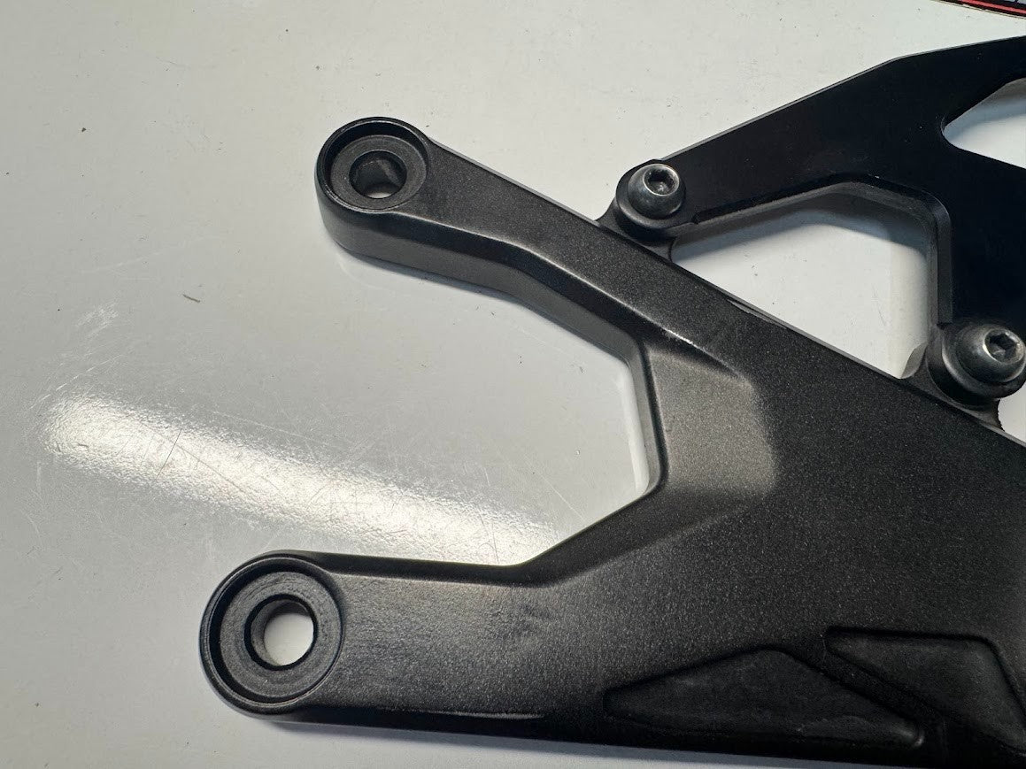 Yamaha YZF R1 2015-2025 LH Riders Peg Bracket Rear Set OEM Genuine 2CR-27442-00