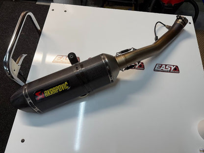 Akrapovic Muffler Exhaust w/Link & o2 Sensor Suzuki GSXR 1000 2007-2008