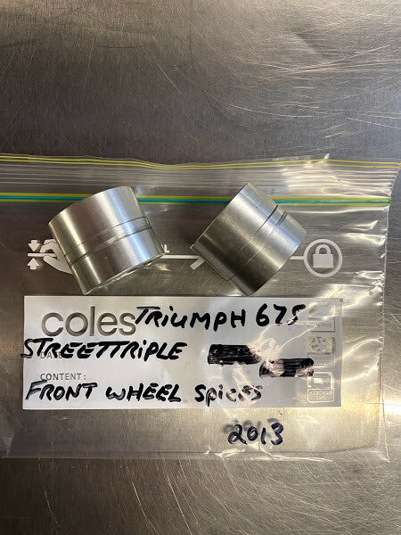 Front Wheel Spaces Triumph Street Triple 675 2013