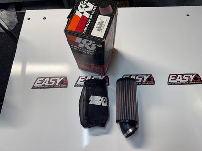 K&N Air Filter R-1030 Universal Air Cleaner Assembly and Cover