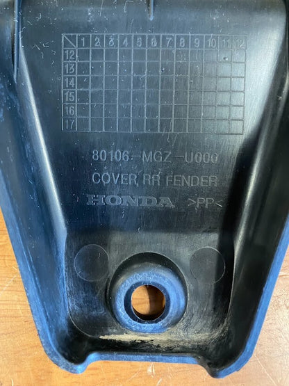 Cover RR Fender Honda CB 500F 13-15 2013 80106-MGZ-J00