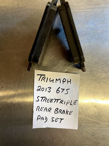 Rear Brake Pads Triumph Street Triple 675 2013