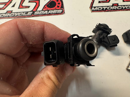 BMW S1000RR 2016 Secondary Fuel Injectors x4 OEM Genuine K46 13617672335