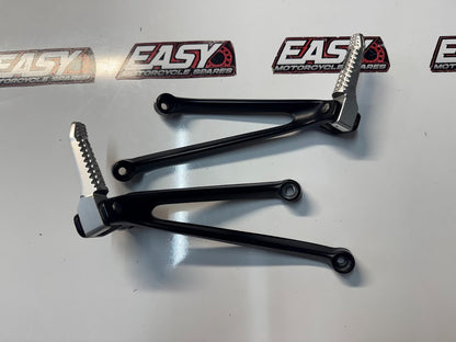 BMW S1000RR 2016 Pillion Peg Bracket Assembly Pair OEM Genuine K46 46718521680