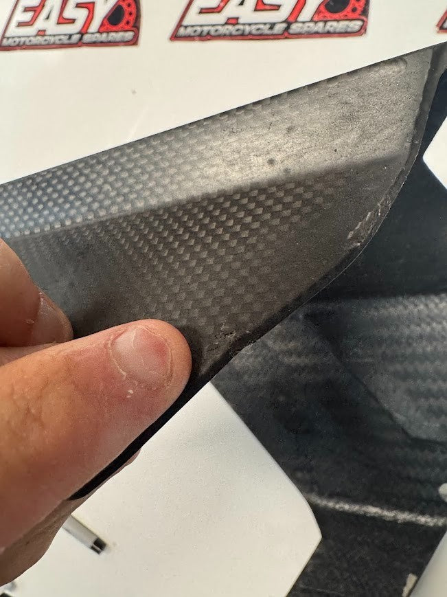 Yamaha YZF R1 2015-2025 Carbon Belly Pan Cover Plate Extender