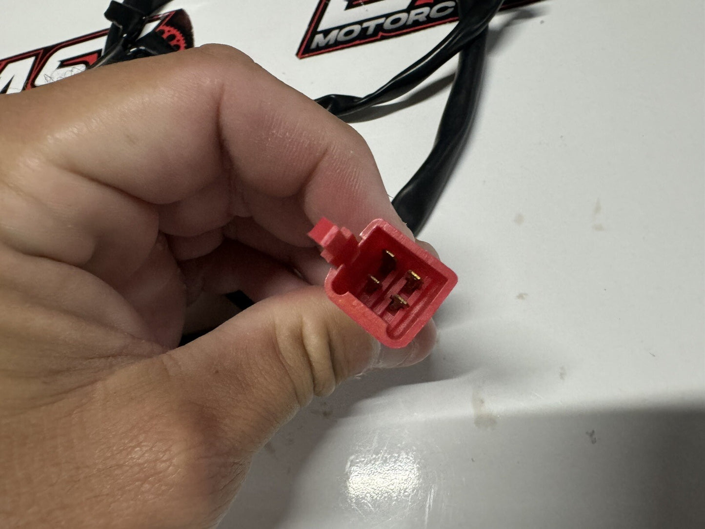 HONDA STYLE ON OFF START STOP BUTTON KILL HANDLEBAR SWITCH BLOCK ASSEMBLY