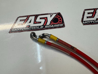 Suzuki GSXR 1000 2012-2016 Hel Braided Front Brake Lines Non-ABS