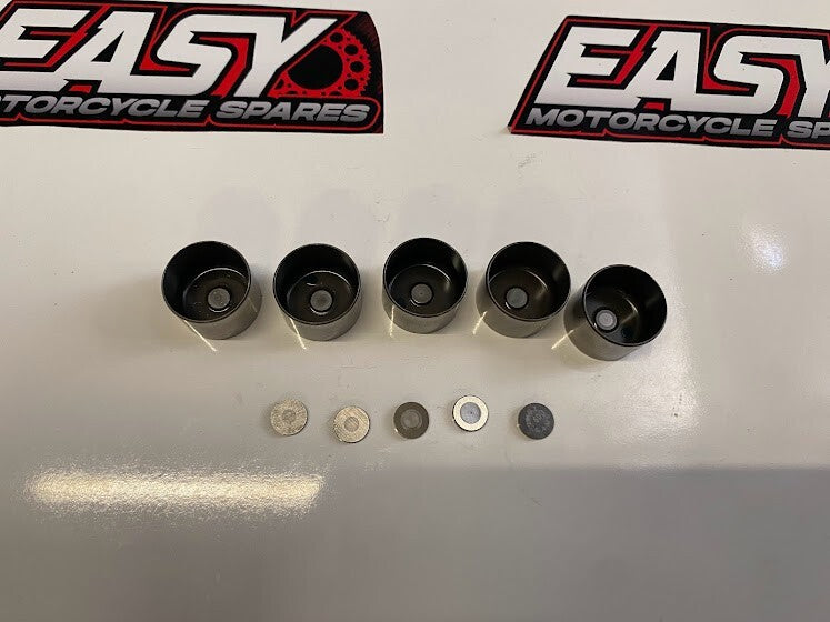 Shims and Valve Tappet Buckets Yamaha WR 400