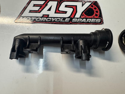 BMW S1000RR 2016 Secondary Fuel Rails OEM Genuine K46 13547717199