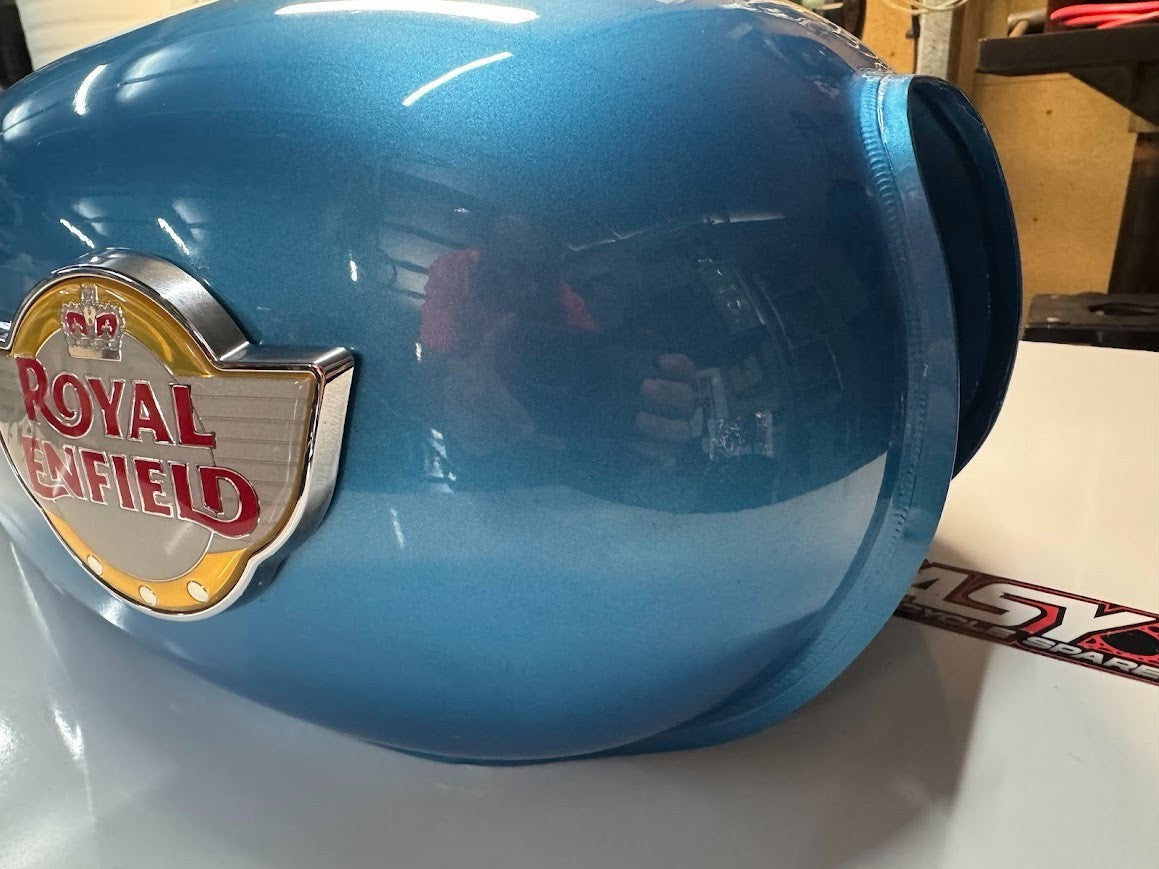 Royal Enfield Interceptor 650 2022 Fuel Tank OEM Ventura Blue RAK00794 Euro 5