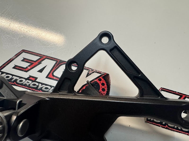 Yamaha YZF R1 2015-2025 RH Rider Foot Peg Bracket OEM Genuine 2CR-27443-00