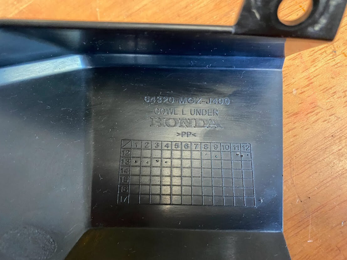 Cowl L Under Honda CB 500F 13-15 2013 64320-MGZ-J40