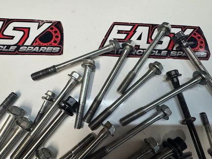 OEM Engine Assembly Bolts and Locators Suzuki GSXR 1000 07-08 2008