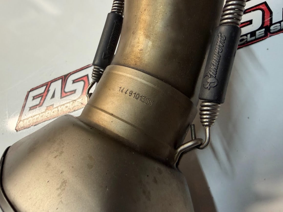 Akrapovic Muffler Exhaust w/Link & o2 Sensor Suzuki GSXR 1000 2007-2008