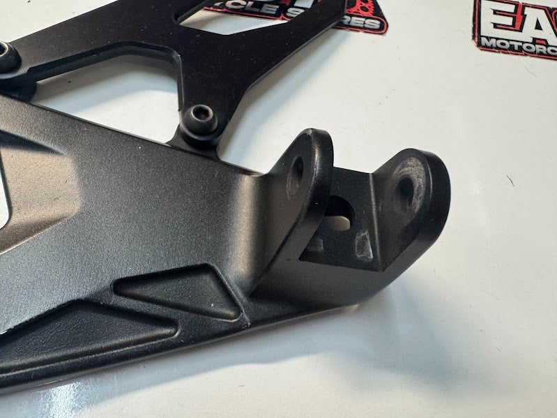 Yamaha YZF R1 2015-2025 LH Riders Peg Bracket Rear Set OEM Genuine 2CR-27442-00