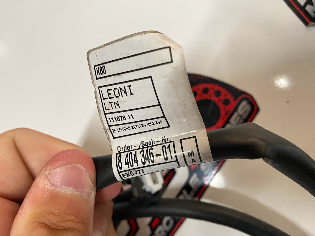 Keyless Ride K80 Wiring BMW GS F750 2019