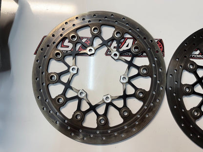 Front Brake Rotor Discs Suzuki GSXR 1000 2012-2016 OEM 59210-37H20