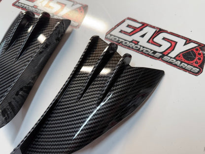Carbon Style Fairing Winglets Suzuki GSXR 1000 2007-2008 Aftermarket