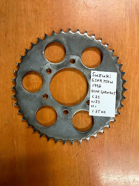 Rear Sprocket 43T Suzuki GSXR 750 1992 64511-07D11