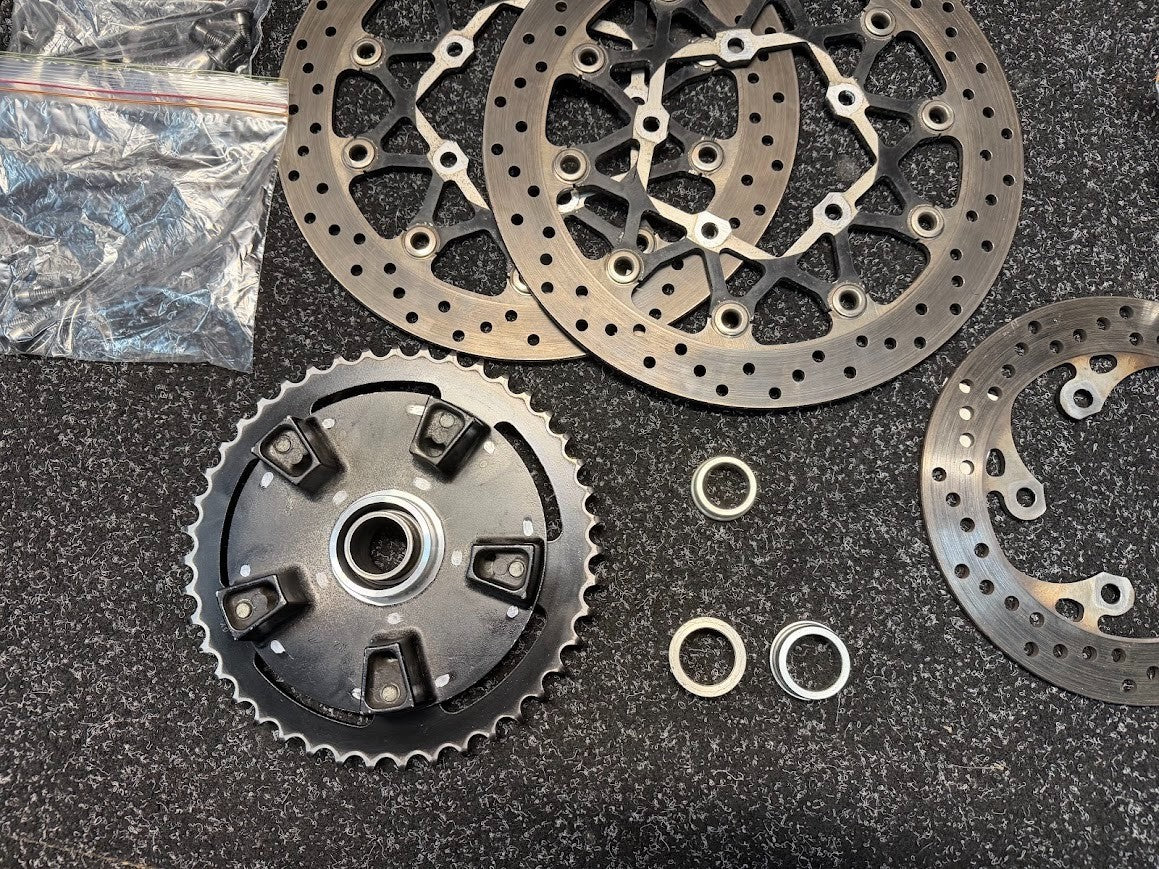Complete Wheel Package Suzuki GSXR 1000 2007-2008 OEM 54111-41G10-019