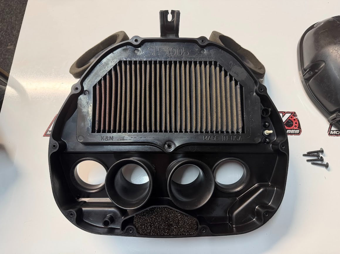 Airbox Complete w/K&N Filter Suzuki GSXR 1000 2007-2008 OEM 13700-21H00