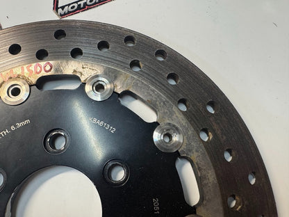 Suzuki VL 1500 Intruder 2002-2009 Rear Brake Rotor 7.00mm Thickness Remaining