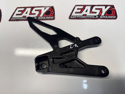 Yamaha YZF R1 2015-2025 LH Riders Peg Bracket Rear Set OEM Genuine 2CR-27442-00