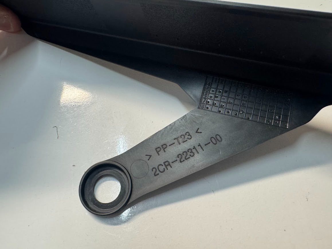 Yamaha YZF R1 2015-2025 Chain Guard Rear OEM Genuine 2CR-22311-00