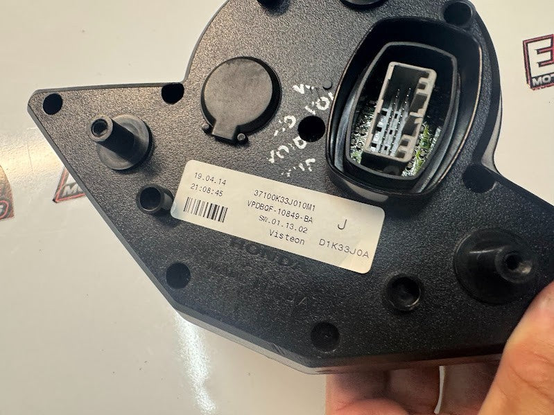 Honda CBR 300R 2014-2016 Dash Instrument Cluster Meter OEM Genuine 37100-K33-J01