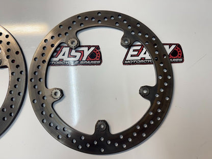 BMW F800 ST 2009 Front Brake Disc Rotors OEM Genuine 34117713156