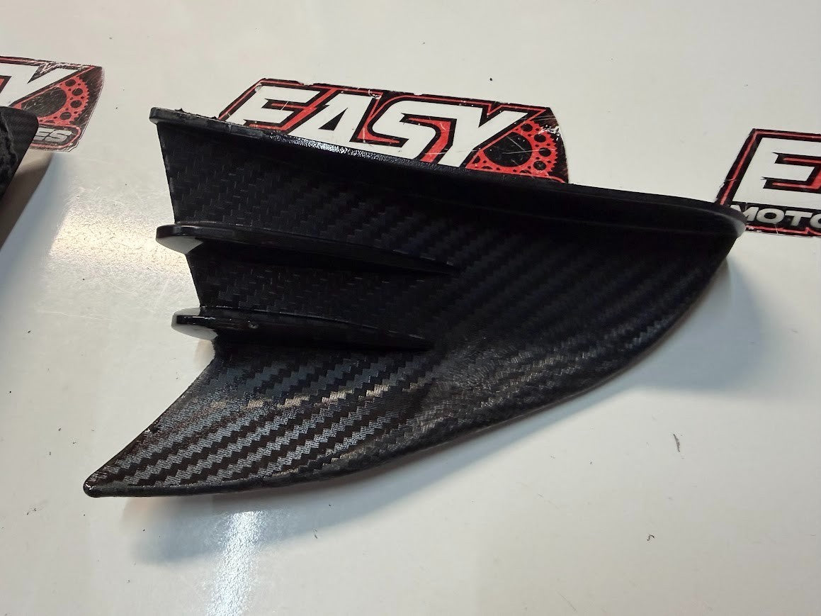 Carbon Style Fairing Winglets Suzuki GSXR 1000 2007-2008 Aftermarket