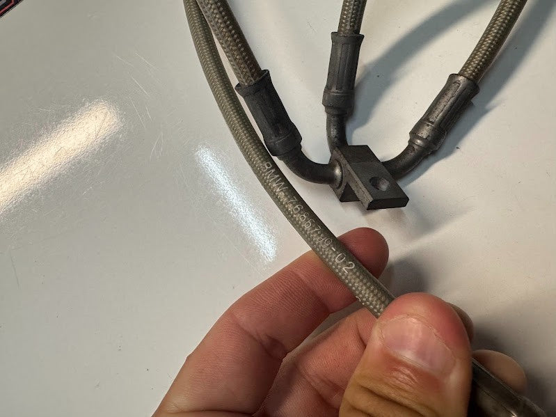 BMW F800 ST 2009 Brake Lines Hoses ABS OEM Genuine 34327706790