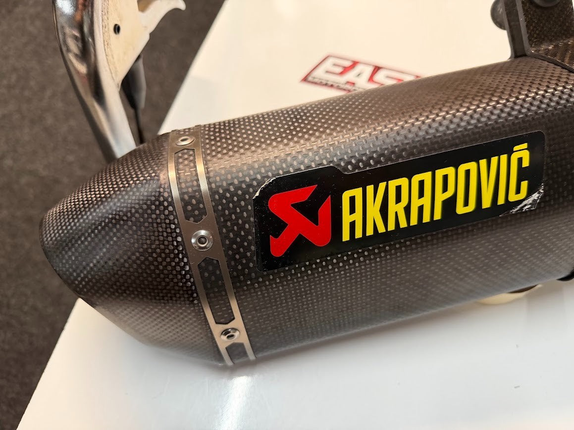 Akrapovic Muffler Exhaust w/Link & o2 Sensor Suzuki GSXR 1000 2007-2008
