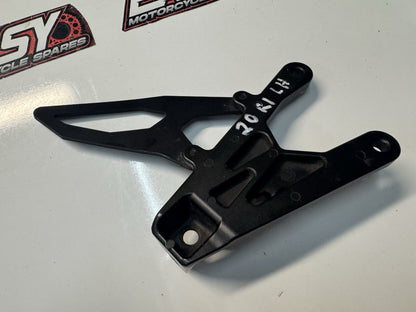 Yamaha YZF R1 2015-2025 LH Foot Peg Bracket Rear Set OEM Genuine 2CR-27442-00