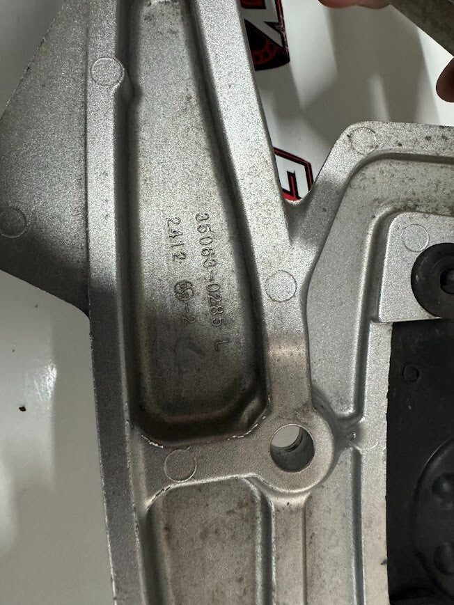 LH Foot Peg Bracket *Paint damage* Kawasaki ER-6F 2007