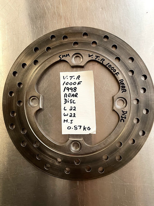 Rear Brake Rotor Honda VTR 1000 98-05 1998 43251-MEE-000