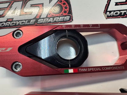 Yamaha YZF R1 R1M 2020-2025 TWM WSBK Billet Chain Adjusters