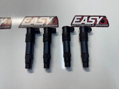 Suzuki GSXR 1000 2001-2008 Ignition Coil Sticks x4 OEM Genuine 33410-35F11