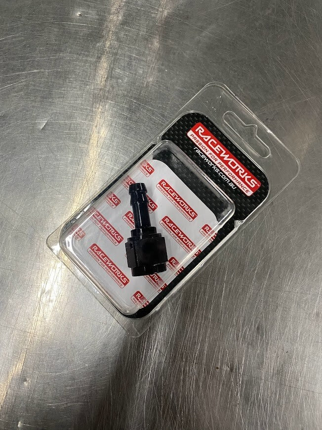 Raceworks AN-6 Female Swivel to 5/16″ Barb RWF-411-06-05BK