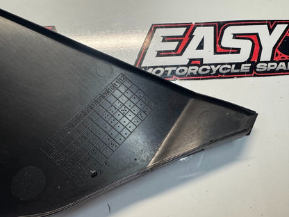 Suzuki GSXR 1000 2009-2016 LH Under Inner Cowl OEM Genuine 94462-47H00